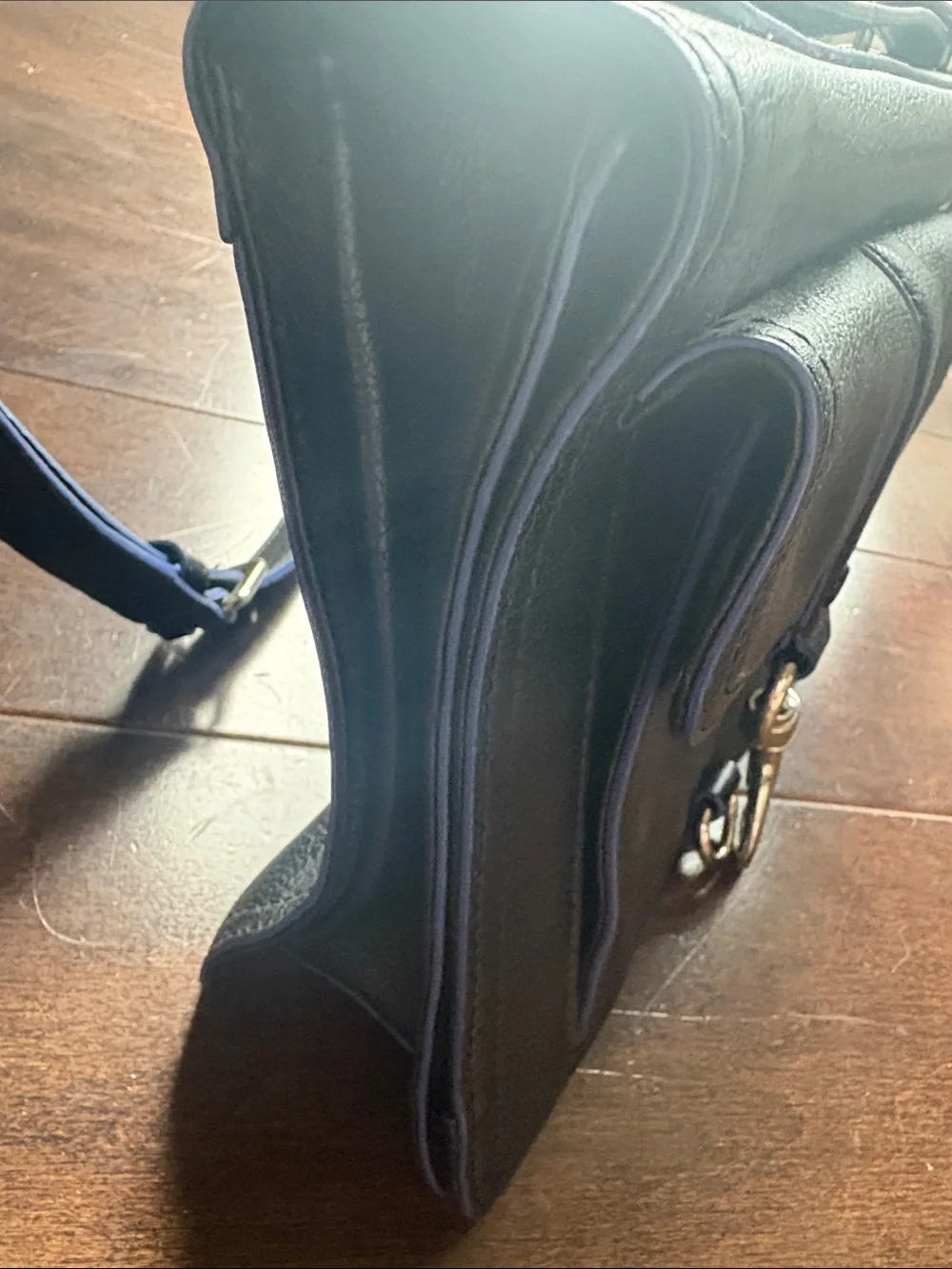 Rebecca Minkoff Black Leather Messenger Crossbody